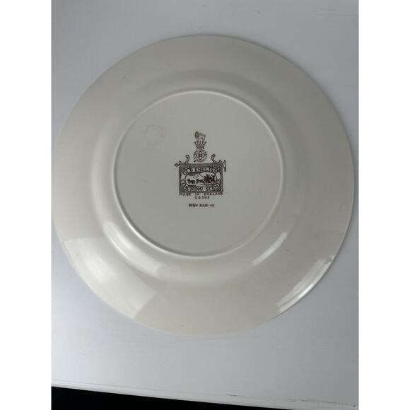 Royal Doulton Old English Coaching Scenes Dinner Plate Rare Mint - Picture 8 of 8